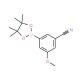 3-Cyano-5-methoxyphenylboronic acid, pinacol ester (CAS 1035266-33-1) - chemical structure image