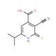 3-cyano-6-isopropyl-2-mercaptoisonicotinic acid - chemical structure image
