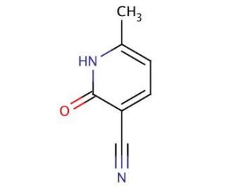 3-Cyano-6-methyl-2(1H)-pyridinone (CAS 4241-27-4) - chemical structure image