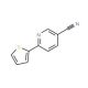 3-Cyano-6-(thien-2-yl)pyridine (CAS 619334-36-0) - chemical structure image