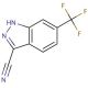 3-Cyano-6-trifluoromethylindazole - chemical structure image