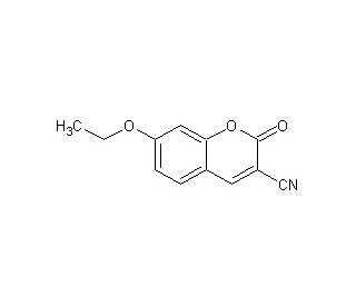 3-Cyano-7-ethoxycoumarin (CAS 117620-77-6) - chemical structure image 