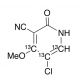 3-Cyano Gimeracil-13C3 Methyl Ether (CAS 1391054-70-8) - chemical structure image