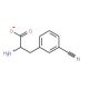 3-Cyano-L-phenylalanine (CAS 57213-48-6) - chemical structure image