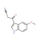 3-Cyanoacetyl-5-methoxyindole (CAS 821009-89-6) - chemical structure image