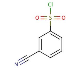 3-Cyanobenzenesulfonyl Chloride (CAS 56542-67-7) - chemical structure image