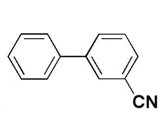 3-Cyanobiphenyl (CAS 24973-50-0) - chemical structure image