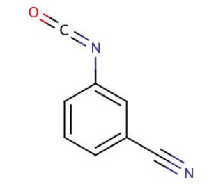 3-Cyanophenyl isocyanate (CAS 16413-26-6) - chemical structure image