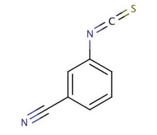 3-Cyanophenyl isothiocyanate (CAS 3125-78-8) - chemical structure image