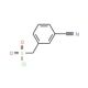 (3-cyanophenyl)methanesulfonyl chloride (CAS 56106-01-5) - chemical structure image