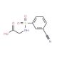 {[(3-cyanophenyl)sulfonyl]amino}acetic acid - chemical structure image