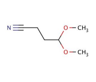 3-Cyanopropionaldehyde dimethyl acetal (CAS 14618-78-1) - chemical structure image