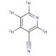 3-Cyanopyridine-2,4,5,6-d4 (CAS 1020719-32-7) - chemical structure image