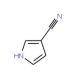 3-Cyanopyrrole (CAS 7126-38-7) - chemical structure image
