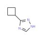 3-cyclobutyl-1H-1,2,4-triazole (CAS 1199215-93-4) - chemical structure image