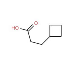 3-Cyclobutyl-propionic acid (CAS 4415-84-3) - chemical structure image
