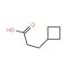 3-Cyclobutyl-propionic acid (CAS 4415-84-3) - chemical structure image