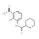 3-(Cyclohexanecarbonyl-amino)-2-methyl-benzoic acid - chemical structure image