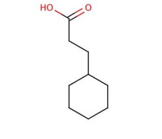 3-Cyclohexanepropionic acid (CAS 701-97-3) - chemical structure image
