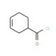 3-Cyclohexene-1-carbonyl chloride (CAS 932-67-2) - chemical structure image