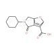 3-Cyclohexyl-4-oxo-10-oxa-3-aza-tricyclo-[5.2.1.0*1,5*]dec-8-ene-6-carboxylic acid - chemical structure image