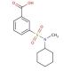 3-(Cyclohexyl-methyl-sulfamoyl)-benzoic acid - chemical structure image
