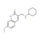 3-Cyclohexylaminomethyl-7-methoxy-1H-quinolin-2-one - chemical structure image
