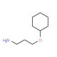 3-(cyclohexyloxy)propan-1-amine (CAS 16728-63-5) - chemical structure image