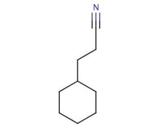 3-cyclohexylpropanenitrile - chemical structure image