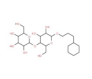 3-Cyclohexylpropyl-4-O-(a-D-glucopyranosyl)-b-D-glucopyranoside (CAS 181135-58-0) - chemical structure image