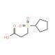 3-(cyclopentanesulfonyl)propanoic acid - chemical structure image