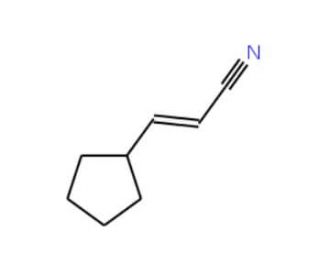 3-Cyclopentylacrylonitrile (CAS 591769-05-0) - chemical structure image