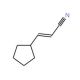 3-Cyclopentylacrylonitrile (CAS 591769-05-0) - chemical structure image