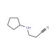 3-(Cyclopentylamino)propionitrile (CAS 1074-63-1) - chemical structure image