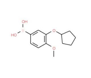 3-(Cyclopentyloxy)-4-methoxyphenylboronic acid (CAS 159613-21-5) - chemical structure image