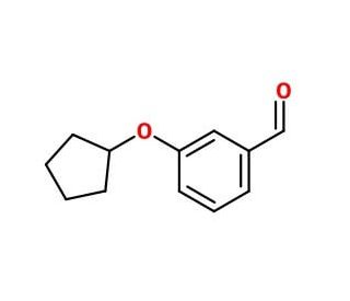 3-(cyclopentyloxy)benzaldehyde (CAS 273722-75-1) - chemical structure image