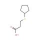 3-(cyclopentylsulfanyl)propanoic acid - chemical structure image