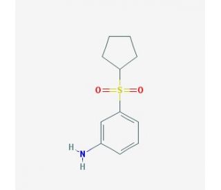 3-(cyclopentylsulfonyl)aniline - chemical structure image