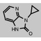 3-Cyclopropyl-1,3-dihydro-imidazo[4,5-b]pyridin-2-one (CAS 380605-23-2) - chemical structure image