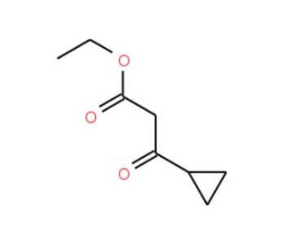 3-Cyclopropyl-3-oxo-propionic acid ethyl ester (CAS 24922-02-9) - chemical structure image