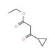 3-Cyclopropyl-3-oxo-propionic acid ethyl ester (CAS 24922-02-9) - chemical structure image