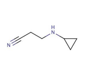 3-(Cyclopropylamino)propionitrile (CAS 58196-47-7) - chemical structure image
