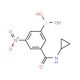 3-(Cyclopropylaminocarbonyl)-5-nitrophenylboronic acid (CAS 871332-86-4) - chemical structure image