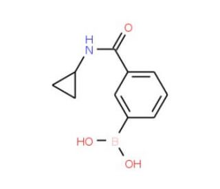 3-(Cyclopropylaminocarbonyl)phenylboronic acid (CAS 850567-23-6) - chemical structure image