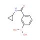 3-(Cyclopropylaminocarbonyl)phenylboronic acid (CAS 850567-23-6) - chemical structure image