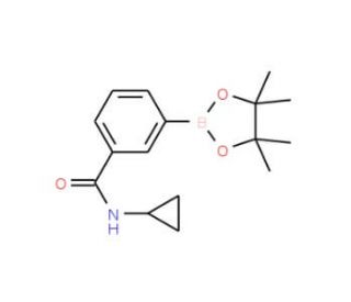 3-(Cyclopropylaminocarbonyl)phenylboronic acid, pinacol ester (CAS 914397-31-2) - chemical structure image