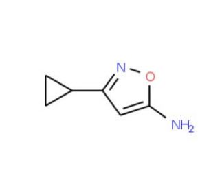 3-cyclopropylisoxazol-5-amine - chemical structure image
