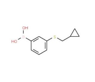 3-(Cyclopropylmethyl)thiophenylboronic acid (CAS 1025746-82-0) - chemical structure image
