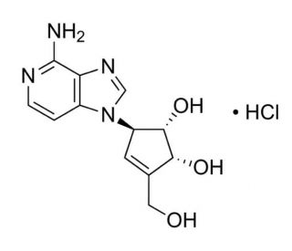 3-Deazaneplanocin, HCl salt (CAS 120964-45-6) - chemical structure image