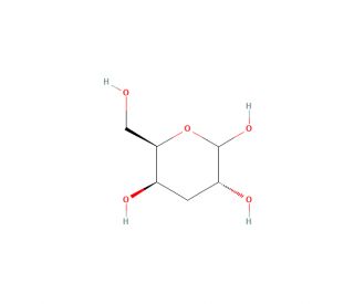 3-Deoxy-D-galactopyranose (CAS 4005-35-0) - chemical structure image